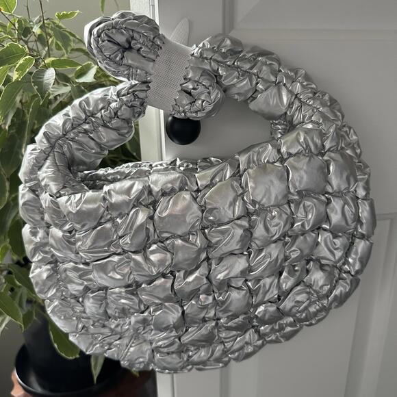 COS Handbags - COS Quilted Mini Bag NWOT Silver